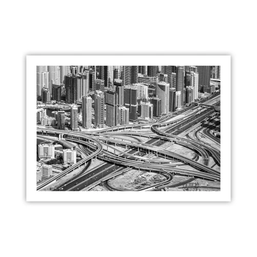 Affiche - Poster - Dubaï - la ville impossible - 70x50 cm