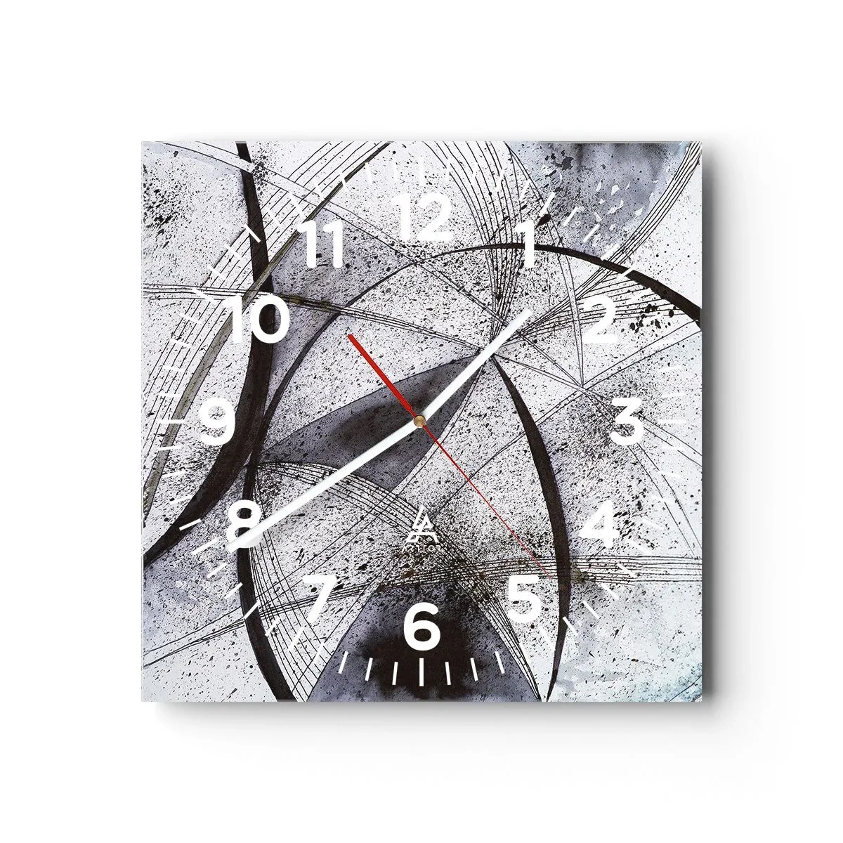 Horloge murale - Pendule murale - Fantaisie futuriste - 40x40 cm