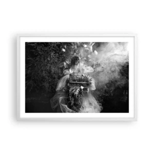 Affiche dans un cadre blanc - Poster - Tout simplement Mère Nature - 70x50 cm