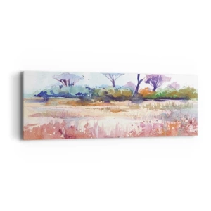 Impression sur toile - Image sur toile - Couleurs de savane - 90x30 cm