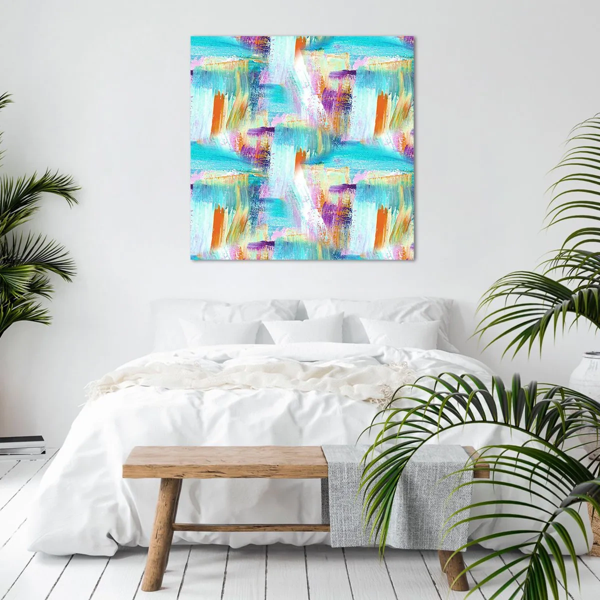Impression sur toile - Image sur toile - Labyrinthe reluisant - 70x70 cm