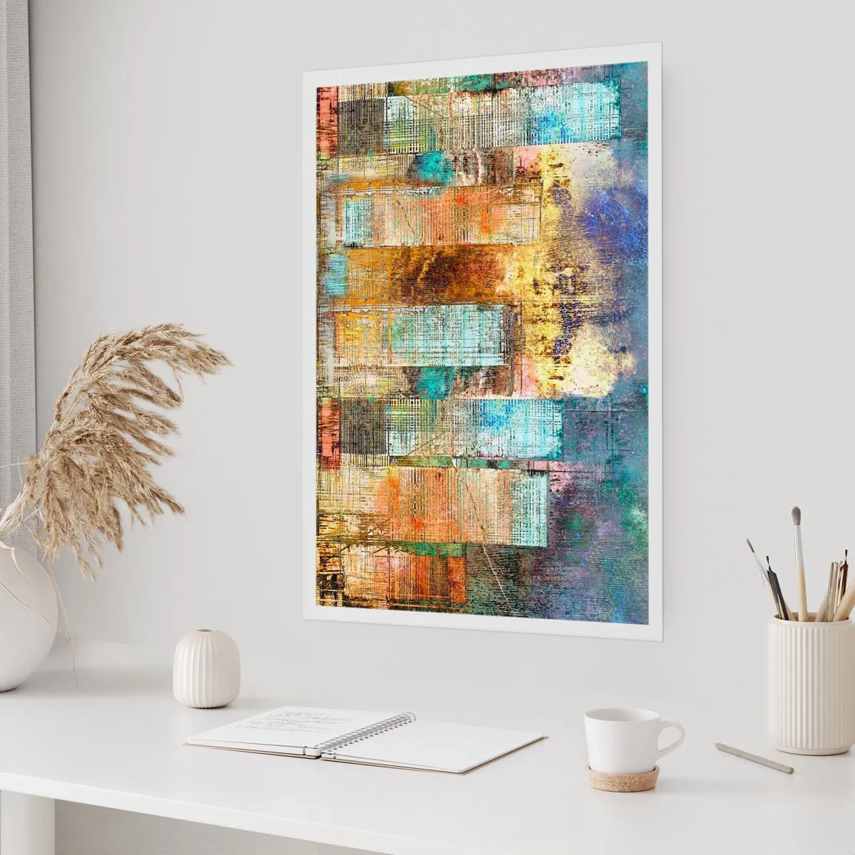 Affiche - Poster - Une métropole ensoleillée - 40x50 cm