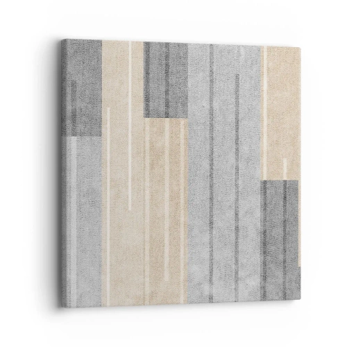 Impression sur toile - Image sur toile - Composition : se tenir droit - 30x30 cm