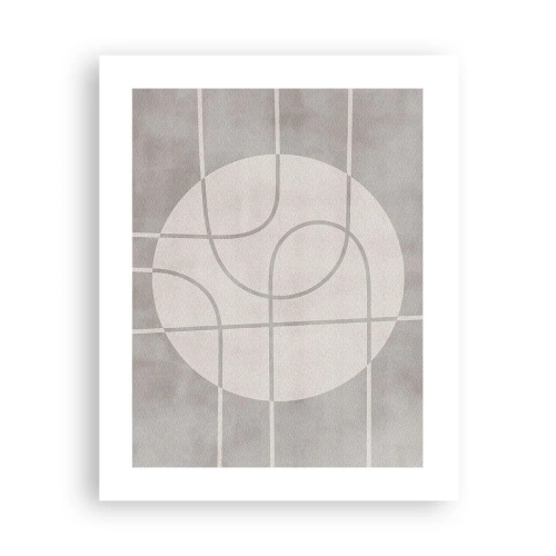 Affiche - Poster - Circulaire et tout droit - 40x50 cm