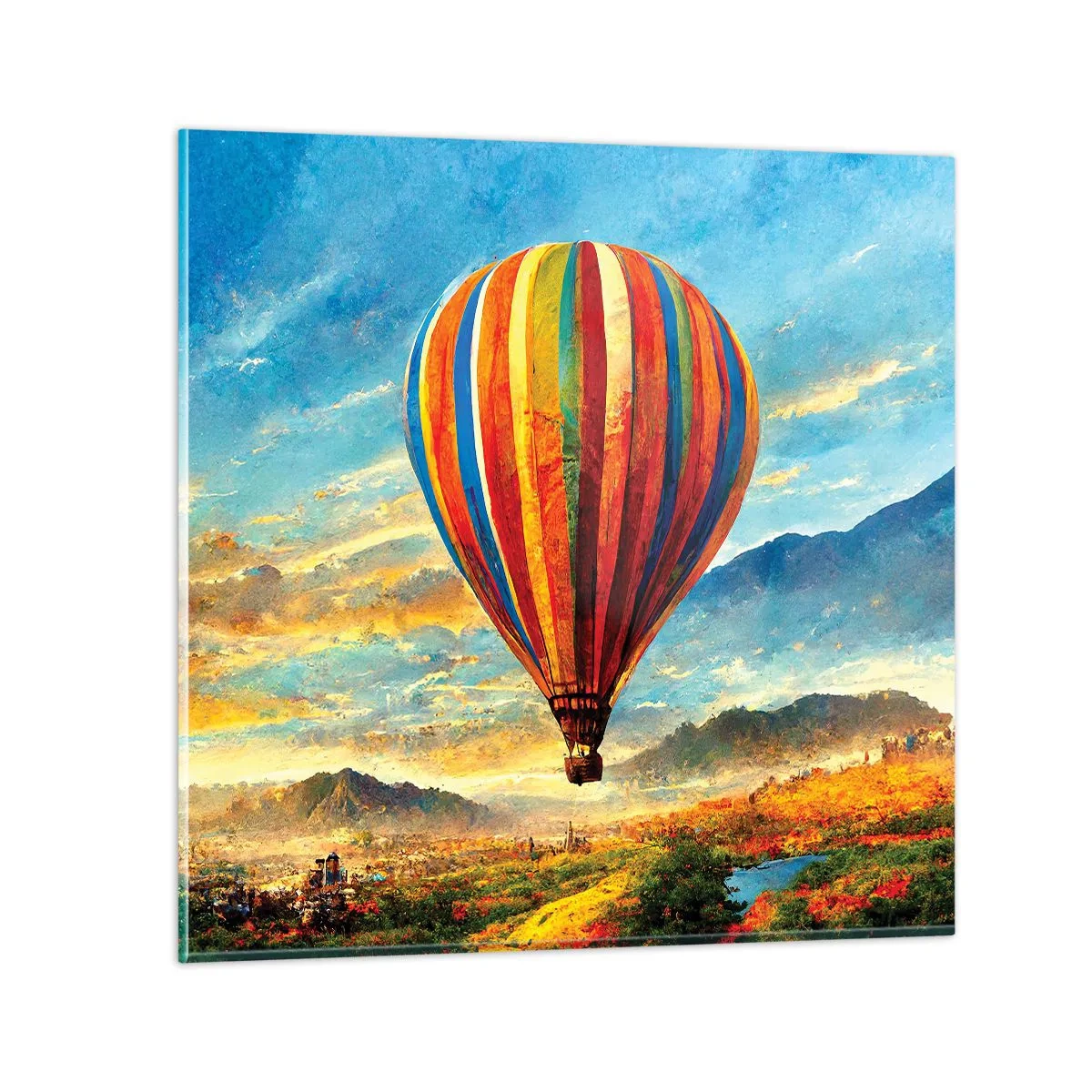 Impression sur verre - Image sur verre - Dans le silence on voit mieux - 60x60 cm