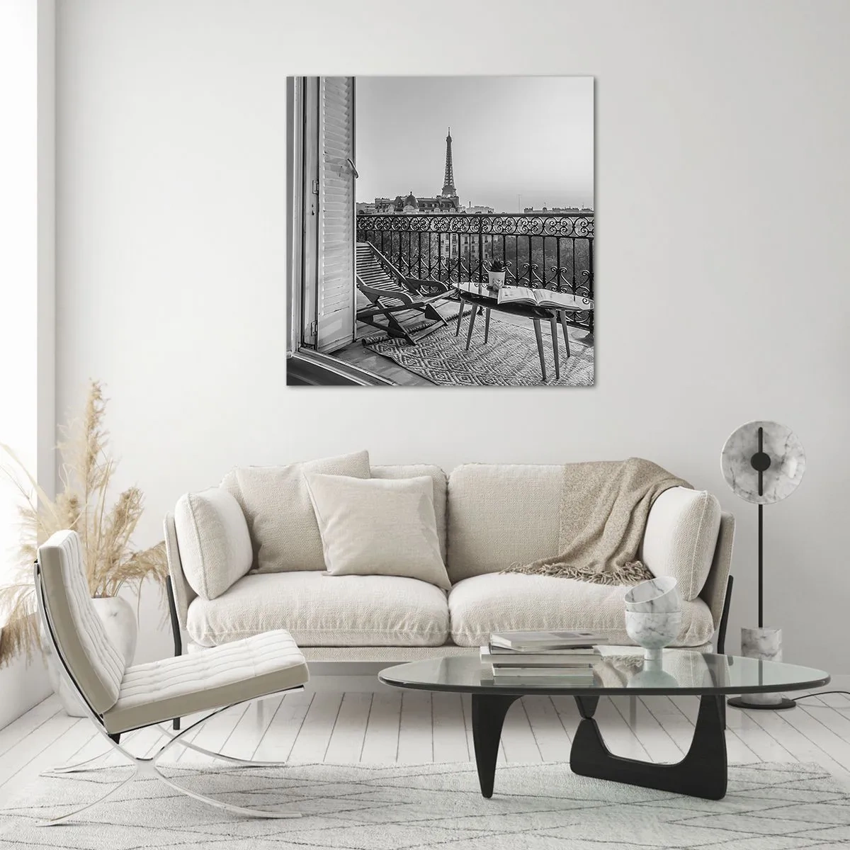 Impression sur verre - Image sur verre - Après-midi parisien - 50x50 cm