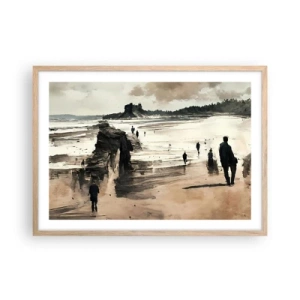 Affiche dans un chêne clair - Poster - Invoqué - 70x50 cm