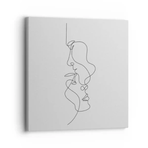 Impression sur toile - Image sur toile - Chaleur de désir renaissant - 30x30 cm