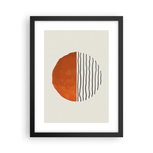 Affiche dans un cadre noir - Poster - Dans un climat japonnais - 30x40 cm