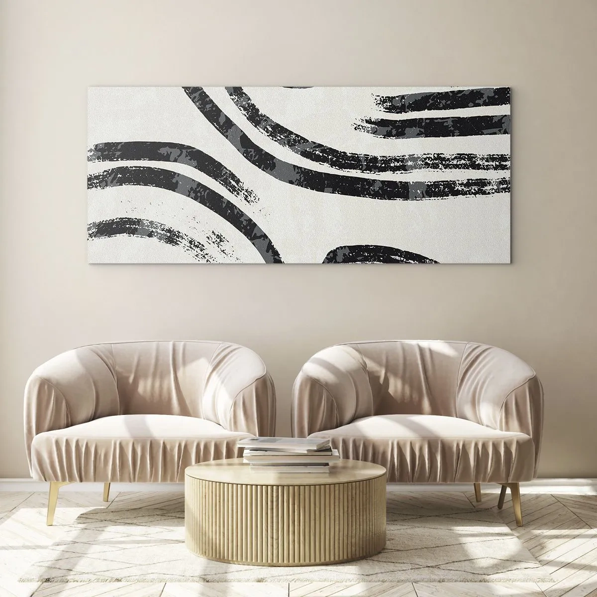 Impression sur verre - Image sur verre - À moitié arrêté - 100x40 cm