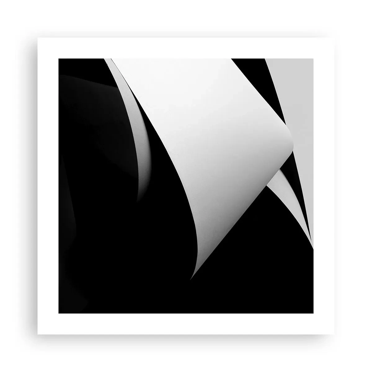 Affiche - Poster - Plans de lumière venus des profondeurs de l'ombre - 50x50 cm