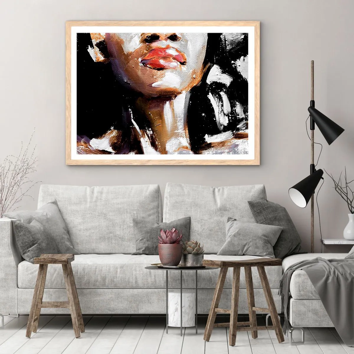 Affiche dans un chêne clair - Poster - Fierté sans préjugés - 70x50 cm