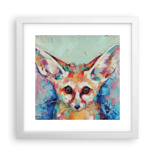 Affiche dans un cadre blanc - Poster - Etes-vous prêts pour moi? - 30x30 cm