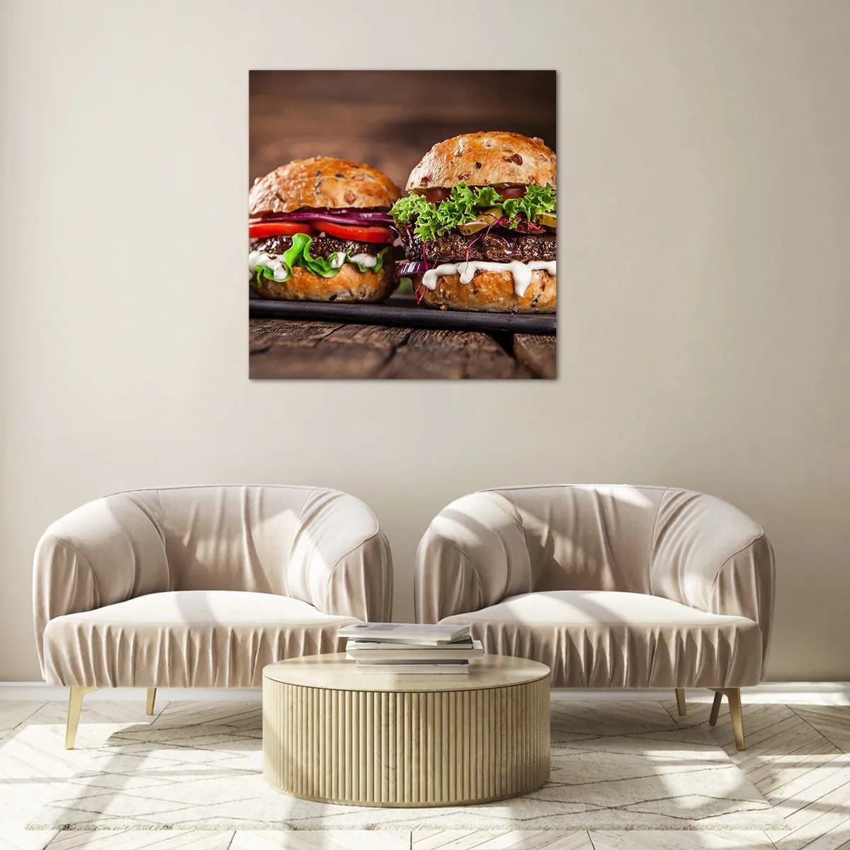 Impression sur verre - Image sur verre - American dream - 60x60 cm