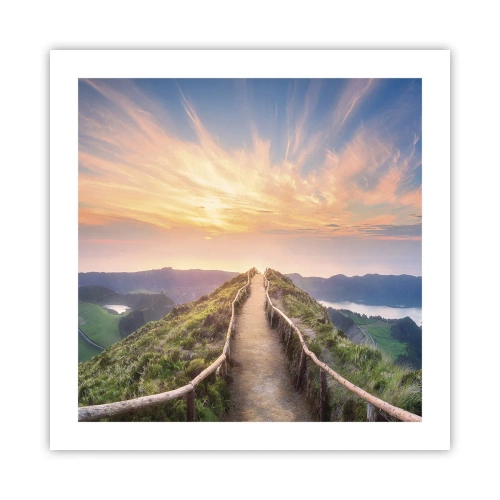 Affiche - Poster - Proche du ciel - 50x50 cm