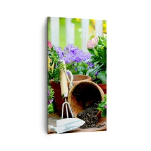 Impression sur toile - Image sur toile - Le jardin de Zosia - 45x80 cm