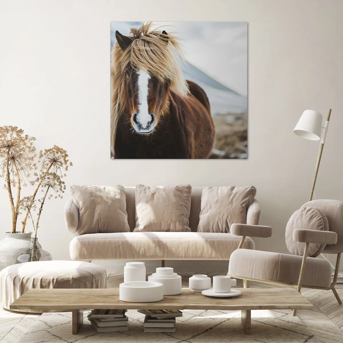 Impression sur toile - Image sur toile - Sentez-vous la liberté ? - 70x70 cm