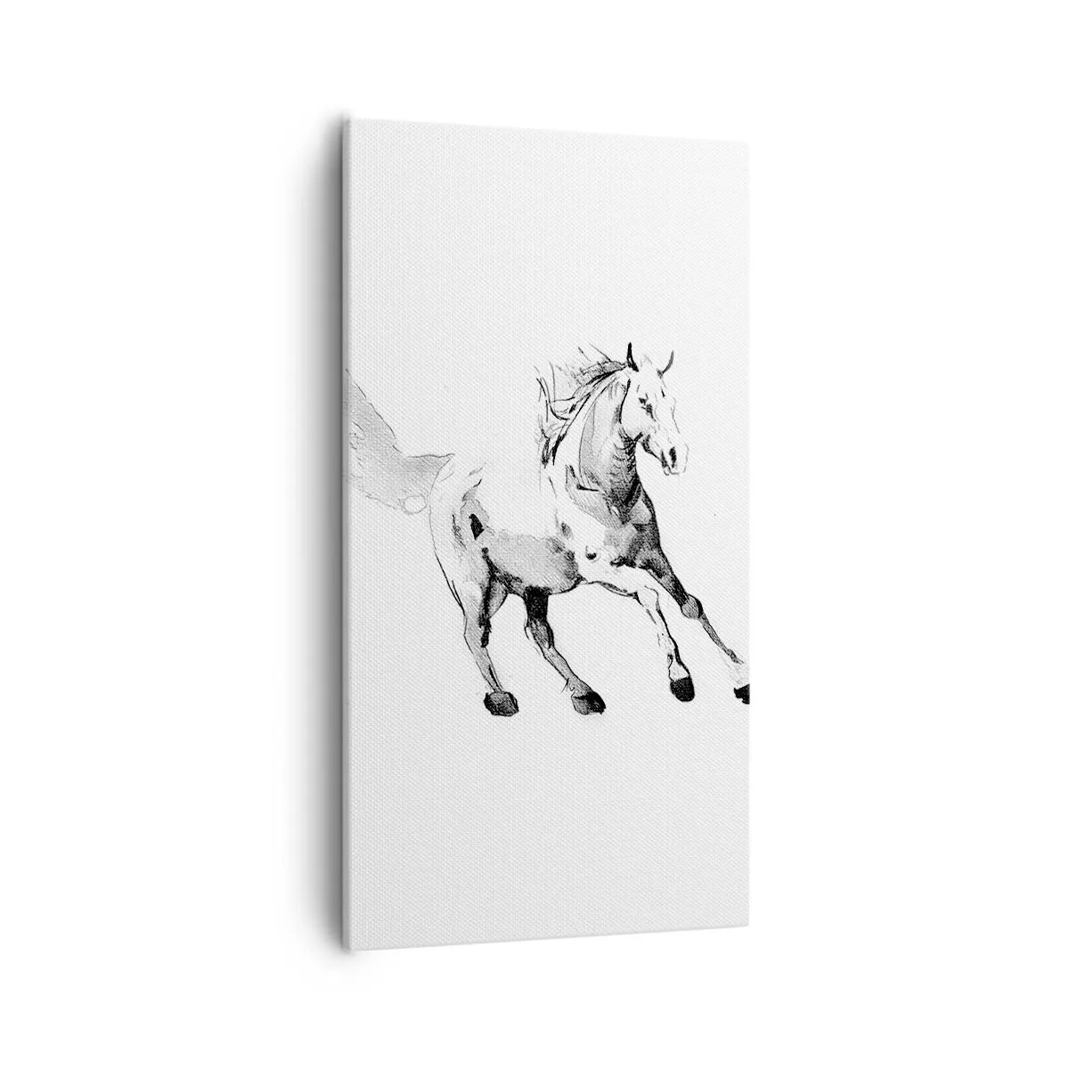 Impression sur toile - Image sur toile - Âme indomptée - 55x100 cm