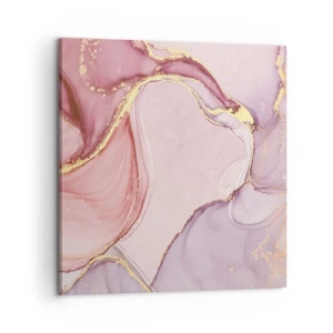 Impression sur toile - Image sur toile - Caresse de couleurs - 60x60 cm