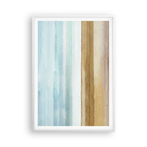 Affiche dans un cadre blanc - Poster - Réconfort - 70x100 cm