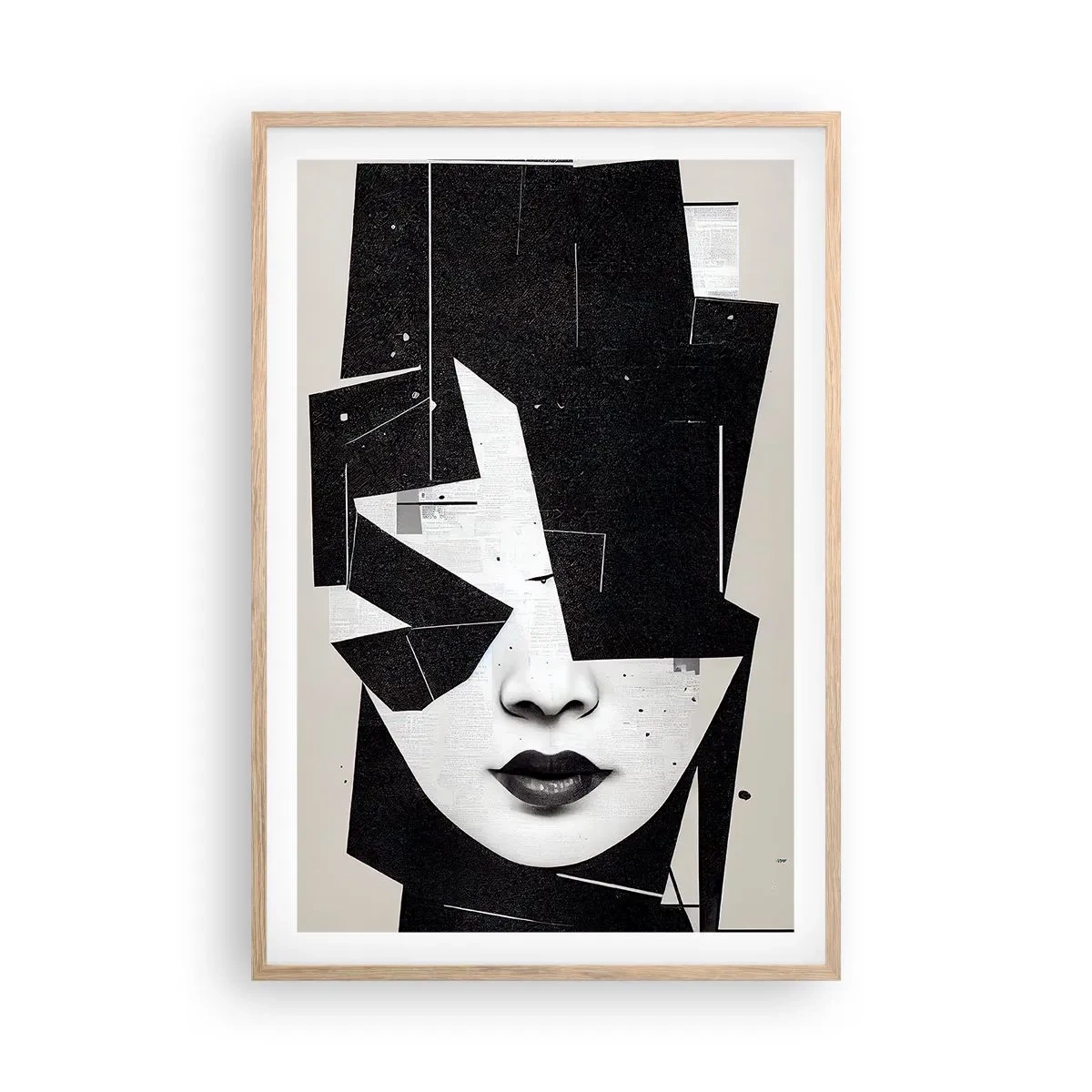 Affiche dans un chêne clair - Poster - Profondément caché - 61x91 cm