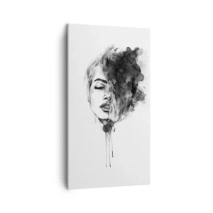 Impression sur toile - Image sur toile - De quoi rêve la fille - 45x80 cm