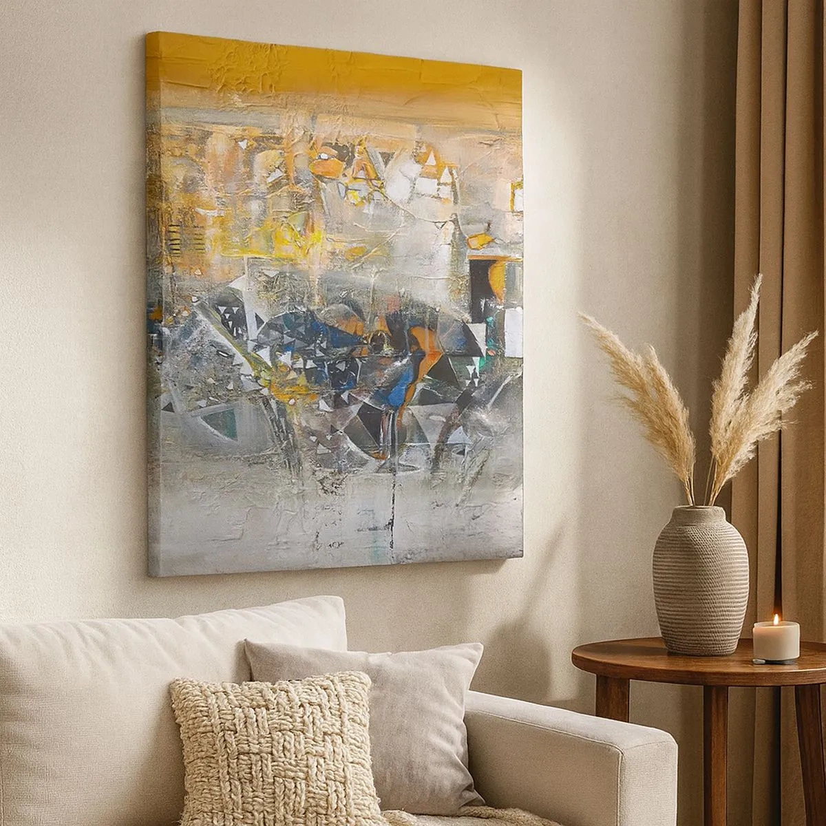 Impression sur toile - Image sur toile - Tout se met en place - 30x30 cm