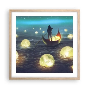 Affiche dans un chêne clair - Poster - Des choses dont les philosophes n'ont jamais rêvé - 50x50 cm