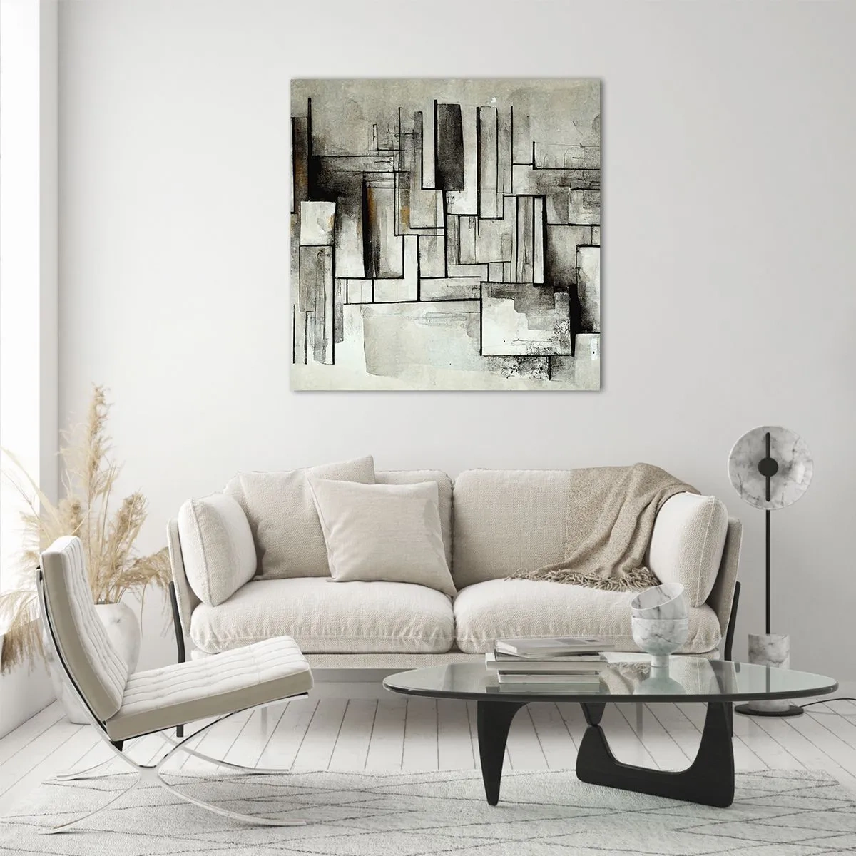 Impression sur verre - Image sur verre - Le pouvoir de la simplicité - 30x30 cm