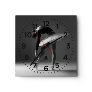 Horloge murale - Pendule murale - Belle ballerine - 40x40 cm