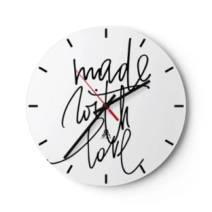 Horloge murale - Pendule murale - La meilleure marque - 40x40 cm