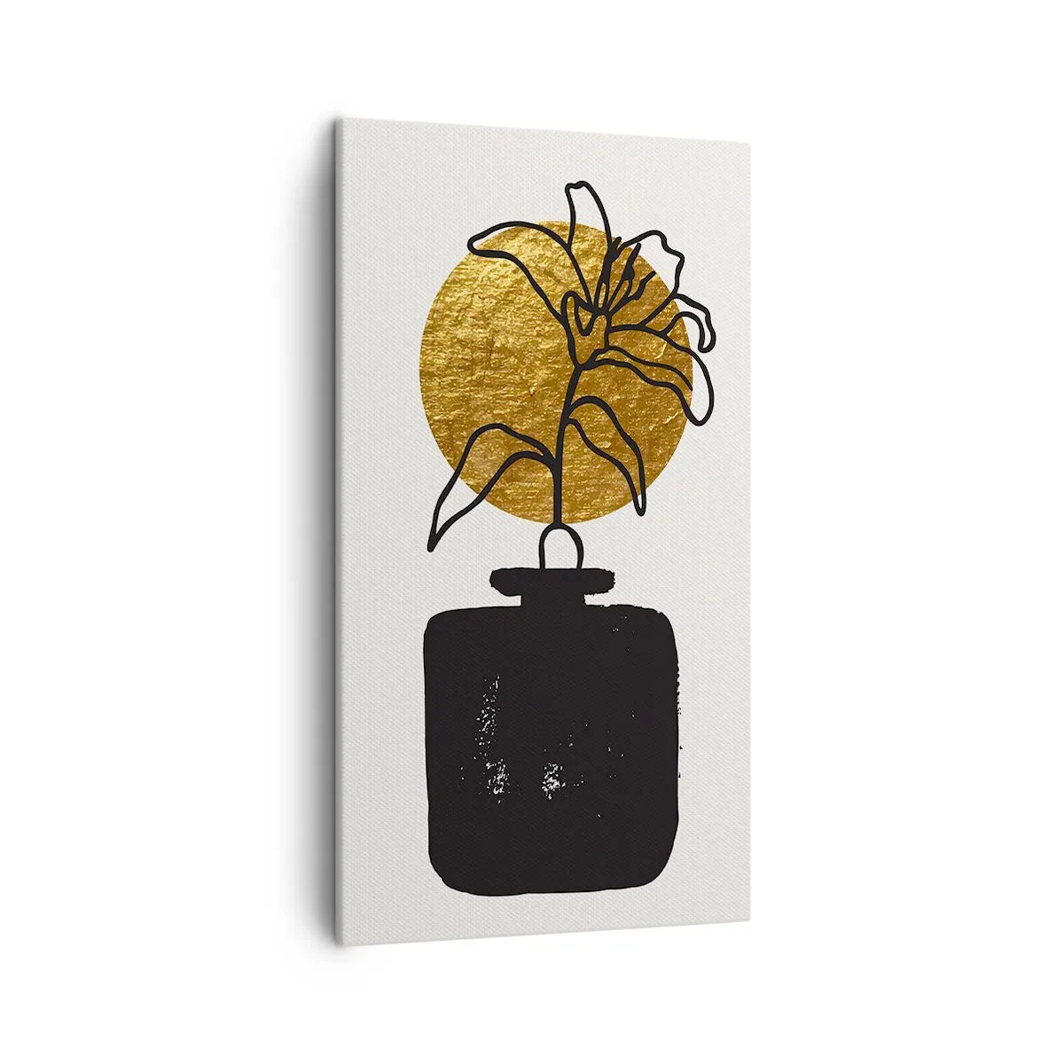 Impression sur toile - Image sur toile - La beauté vaut son pesant d'or - 45x80 cm