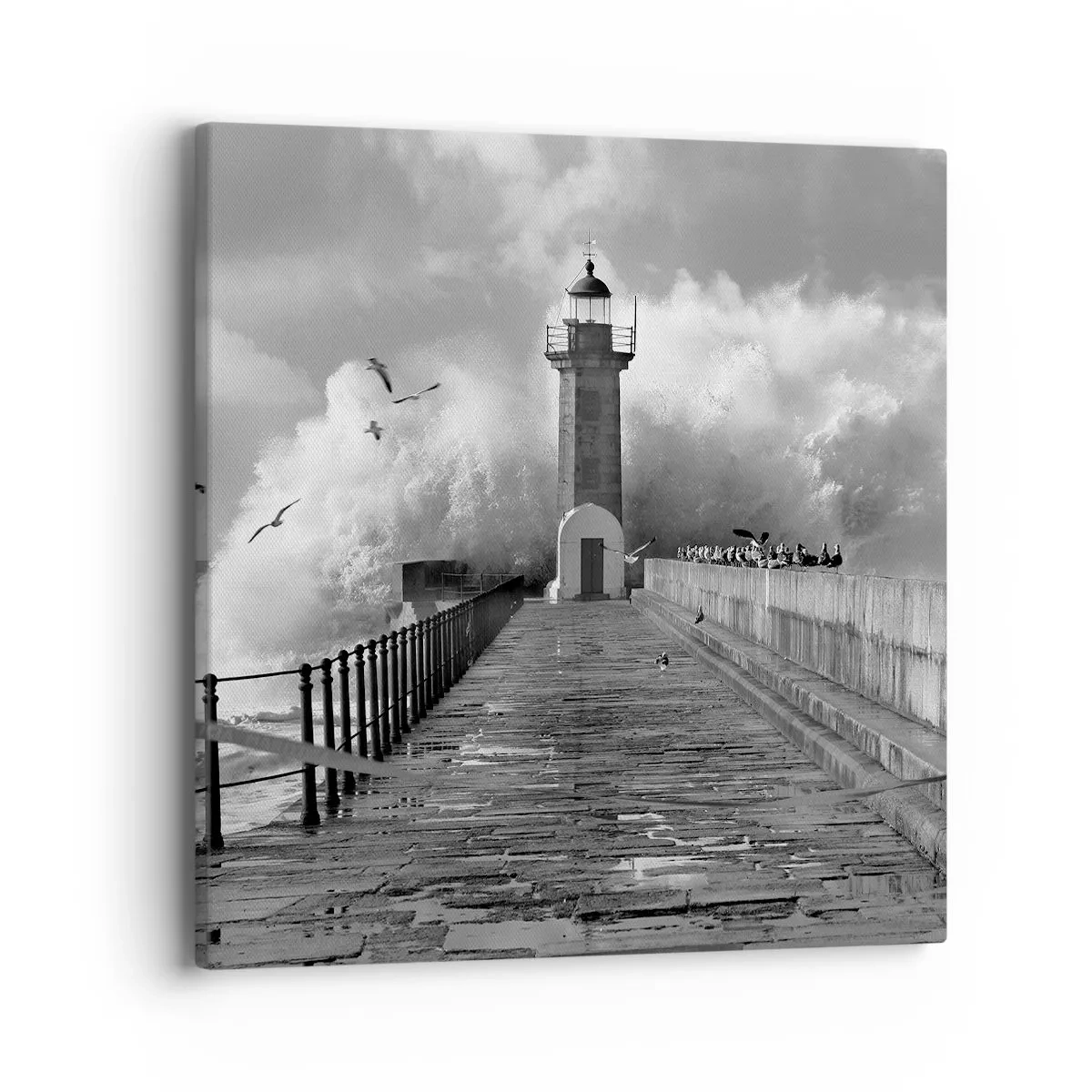 Impression sur toile - Image sur toile - Sans peur - 40x40 cm