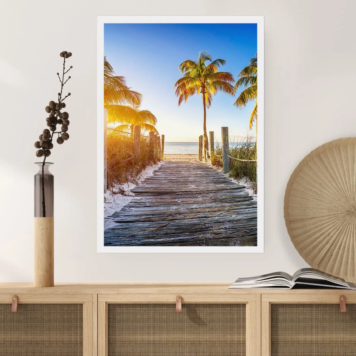 Affiche - Poster - Directement au paradis - 40x50 cm