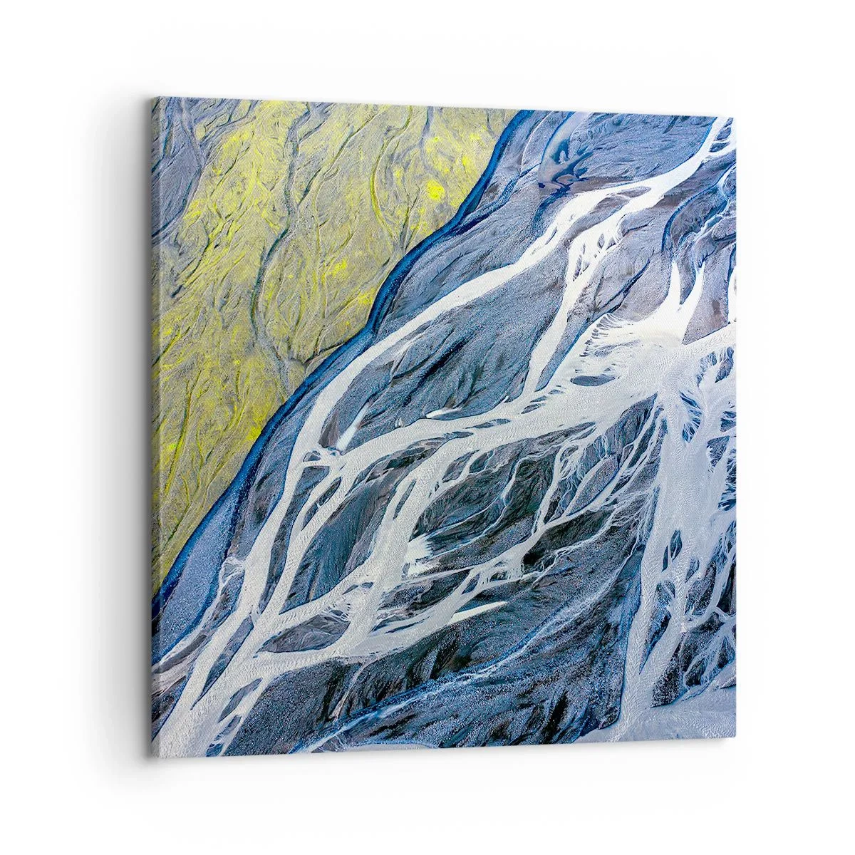 Impression sur toile - Image sur toile - Peintures rupestres de la nature - 60x60 cm