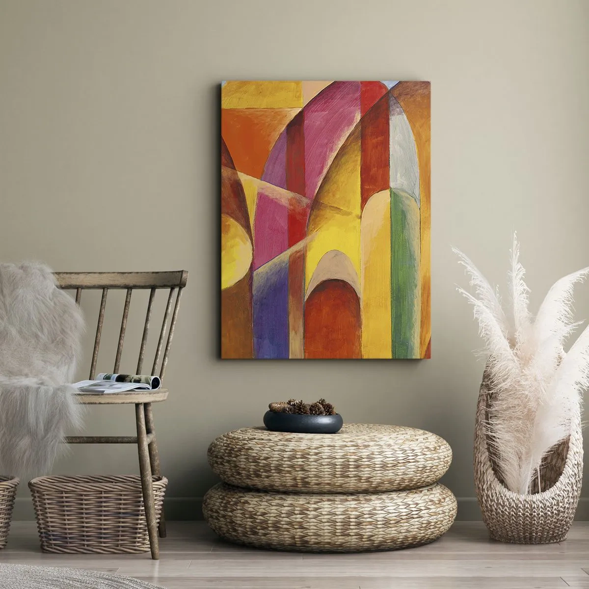 Impression sur toile - Image sur toile - Cathédrale du soleil - 65x120 cm