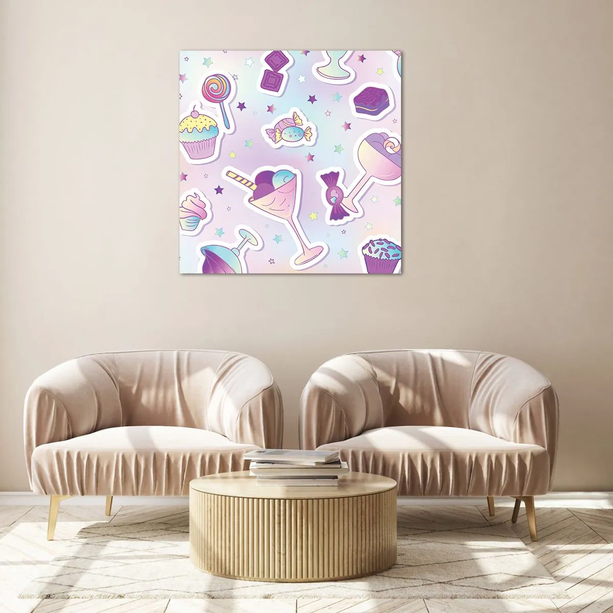 Impression sur verre - Image sur verre - Pour que tous les jours soit un anniversaire  - 30x30 cm