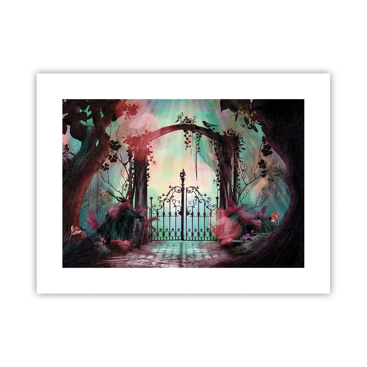 Affiche - Poster - Jardin secret - 40x30 cm