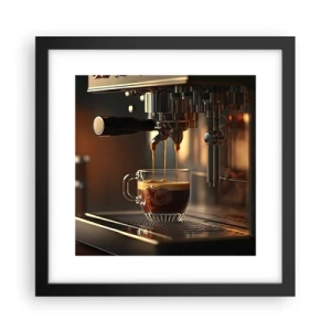 Affiche dans un cadre noir - Poster - Un mélange sensuel - 30x30 cm