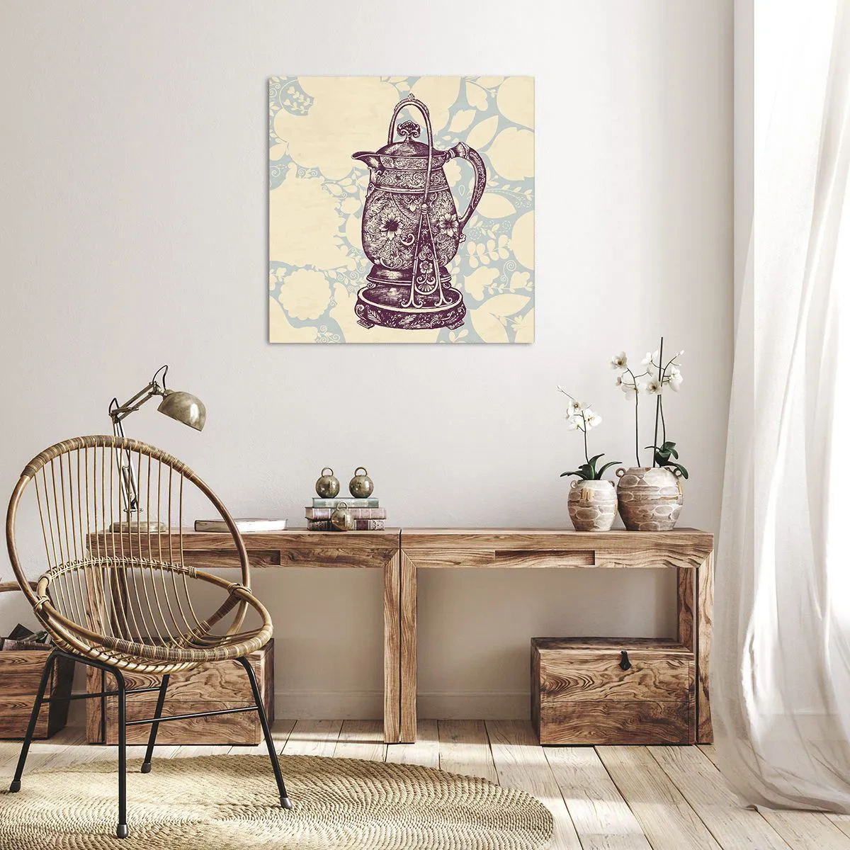 Impression sur toile - Image sur toile - La beauté du quotidien - 70x70 cm