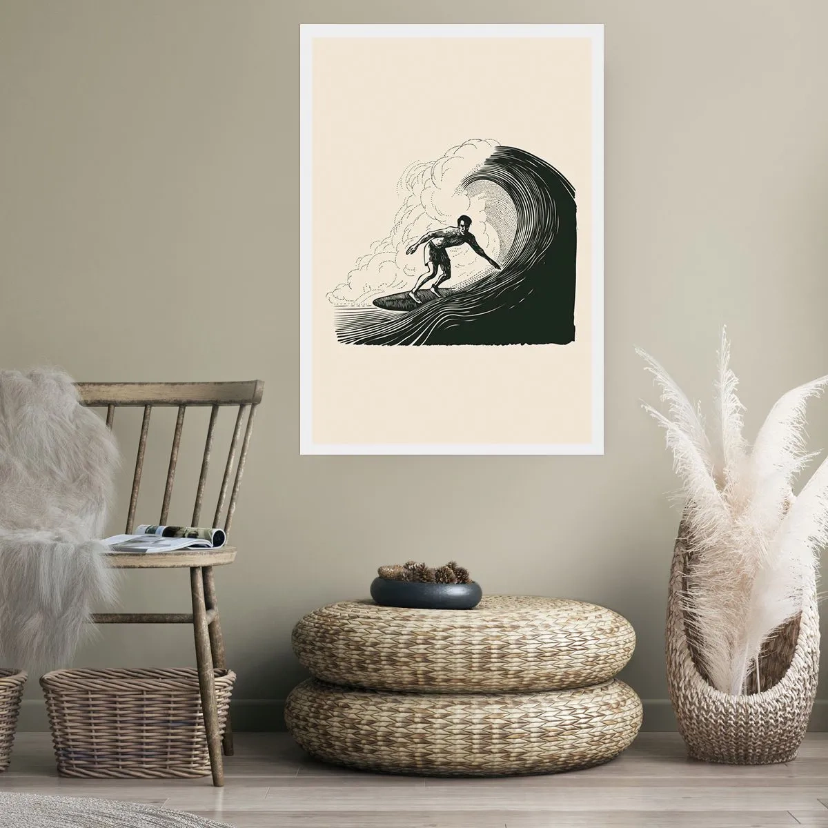 Affiche - Poster - Le roi de la vague - 61x91 cm