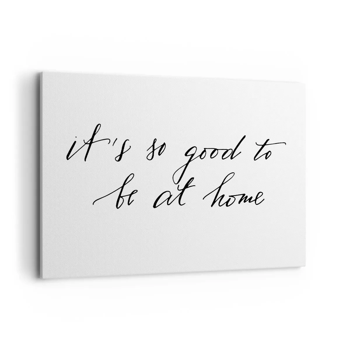 Impression sur toile - Image sur toile - Lettrage de style calligraphique sur fond blanc - 120x80cm - Toute la vérite - Décoration murale moderne pour le salon et la chambre ARTTOR