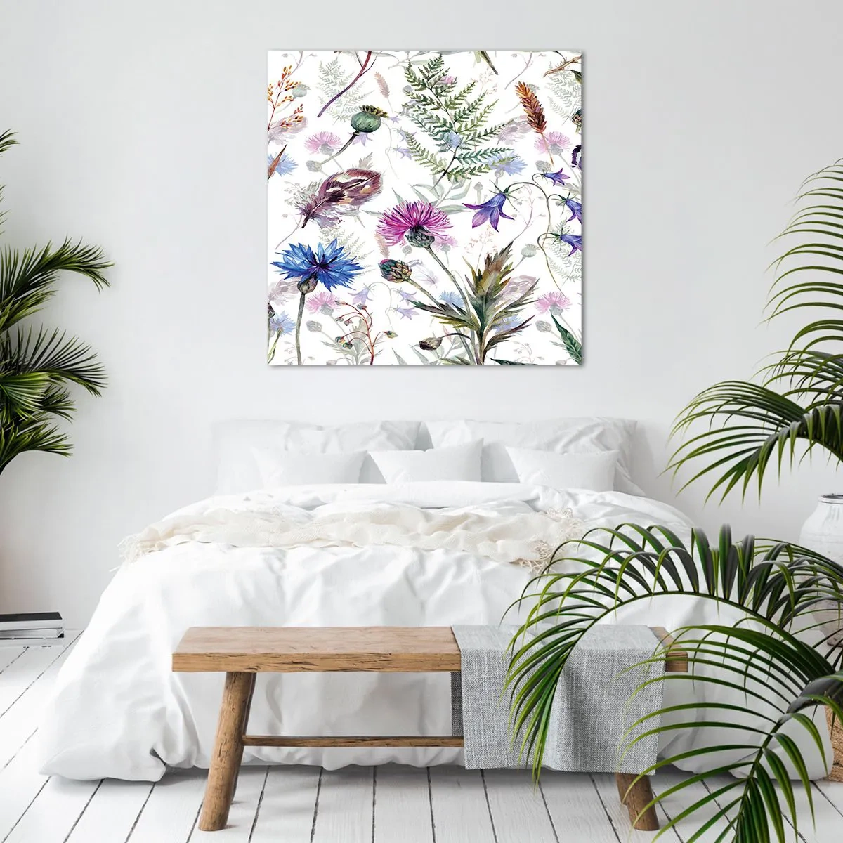 Impression sur toile - Image sur toile - Herbier polonais - 50x50 cm