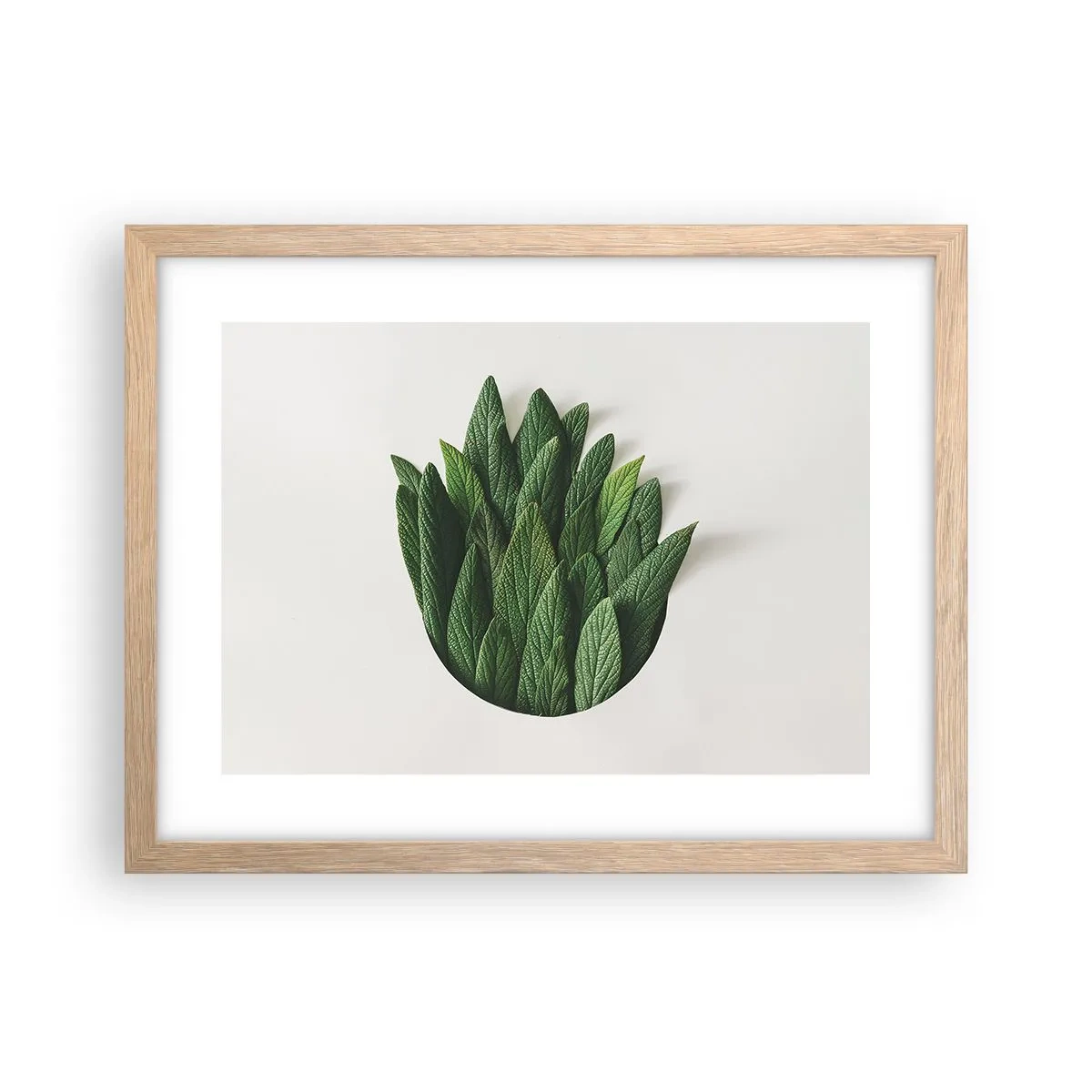 Affiche dans un chêne clair - Poster - Curiosité sans retenue - 40x30 cm