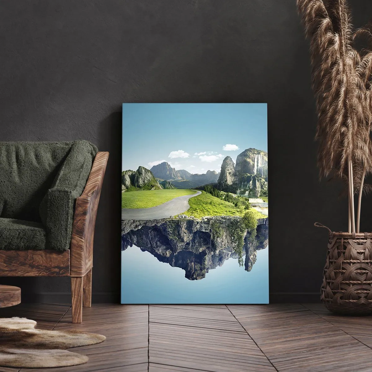 Impression sur toile - Image sur toile - Île fantastique - 45x80 cm