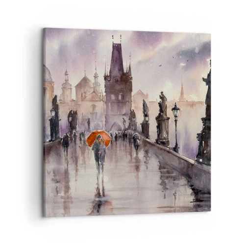 Impression sur toile - Image sur toile - Les gens ne changent pas - 50x50 cm