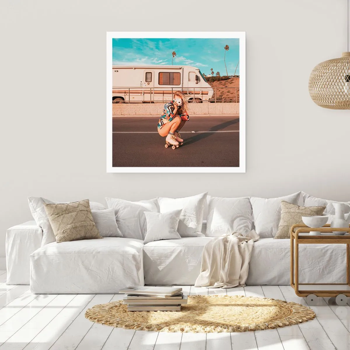 Affiche - Poster - Souriez s'il-vous-plait! - 60x60 cm