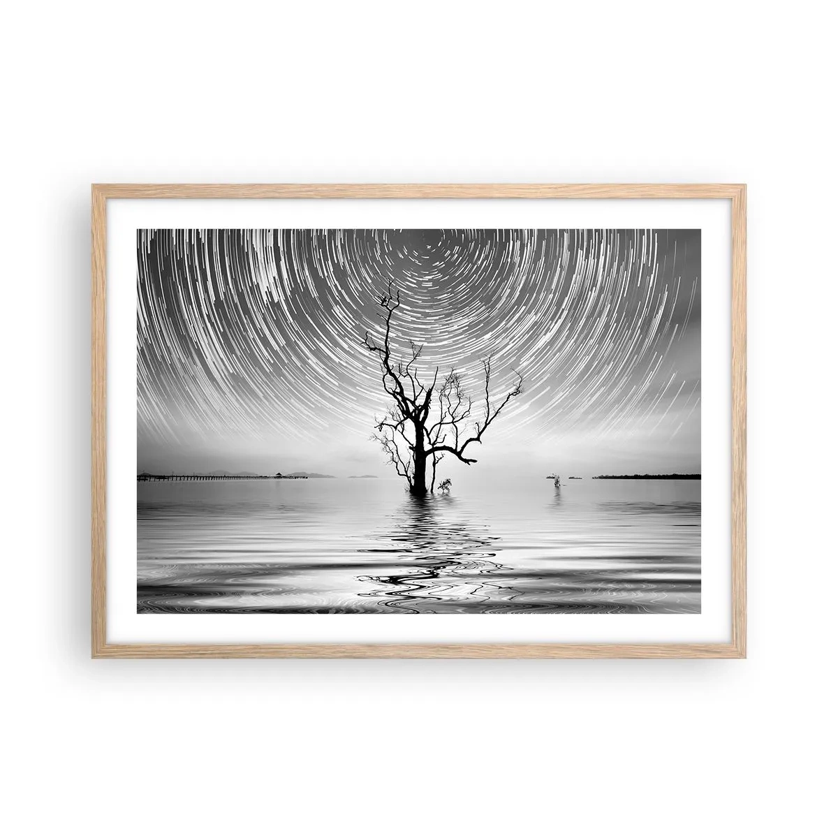 Affiche dans un chêne clair - Poster - La symphonie de la nature - 70x50 cm