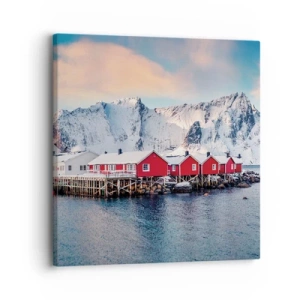 Impression sur toile - Image sur toile - Retraite dans le nord - 30x30 cm