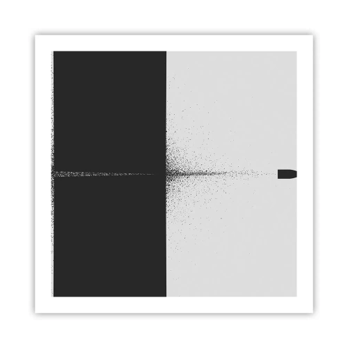 Affiche - Poster - Droit au but - 60x60 cm